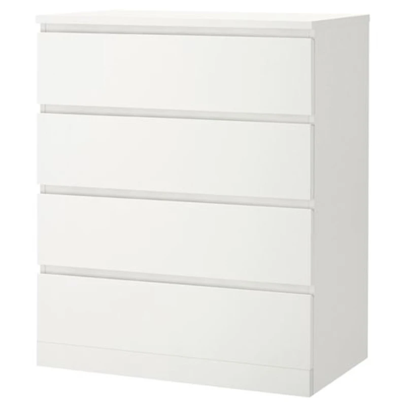 Комод IKEA Malm, ЛДСП/ДВП, белый, 80x48x100 см Комод IKEA Malm, ЛДСП/ДВП, белый, 80x48x100 см