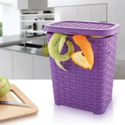 Корзина для хранения Dunya Plastik TM.29294, 6 л, 22x19x25.8 см, фиолетовый