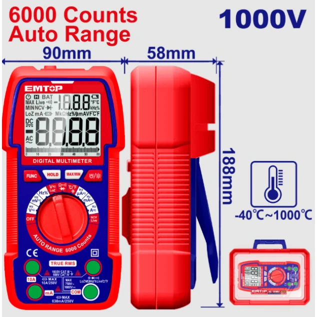 Rəqəmsal multimetr Emtop EDMR5310004