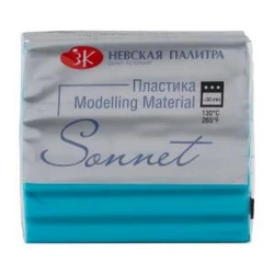 Полимерная глина Невская палитра Сонет, аквамарин, 56г