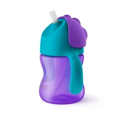 Поильник с трубочкой Philips AVENT, 200 мл, 9+ месяцев, полипропилен, Фиолетовый
