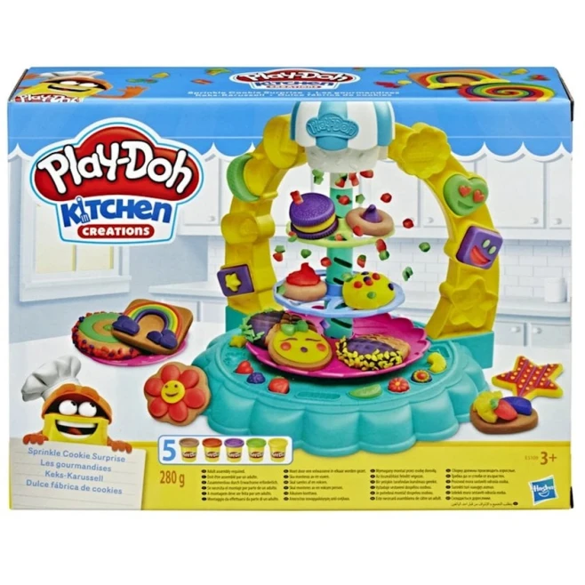 Набор для лепки Play-Doh XS5109 Sprinkle Cookie surprise, 3+ Набор для лепки Play-Doh XS5109 Sprinkle Cookie surprise, 3+