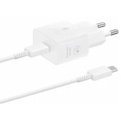 Компактное сетевое зарядное устройство с кабелем Samsung 25W White EP-T2510XWEGRU