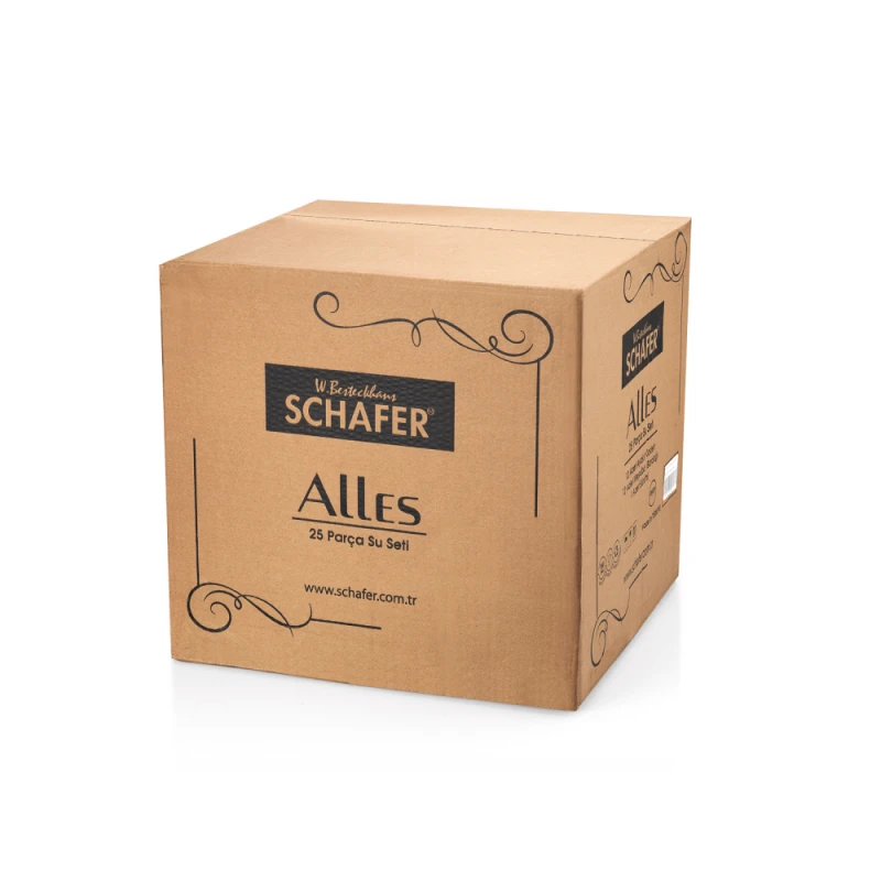 Набор бокалов Schafer Alles 25 шт 8699131789308