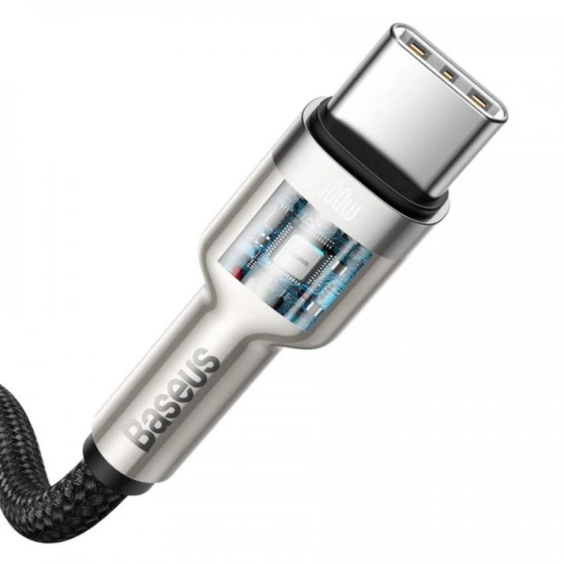 Кабель Baseus Cafule Type-C To Type-C 1M Черный