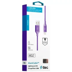 Ttec Alumicable Lightning Charge/Data Cable Purple / 2DK16MR