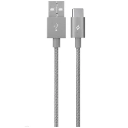 Ttec AlumiCable Type C 2.0 Charge/Data Cable Space Grey 2DK18UG