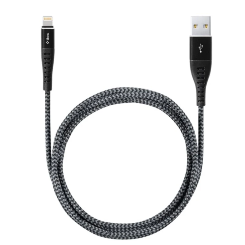 Кабель для зарядки и передачи данных TTEC ExtremeCable Lightning 1.5M Black