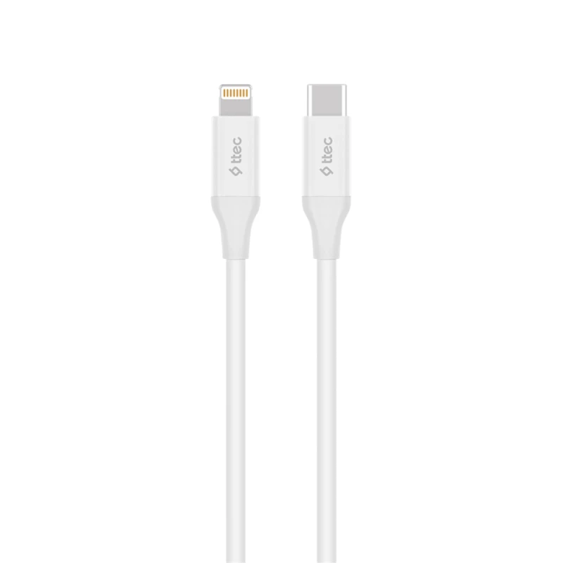 Ttec Type-C to Lightning Charge/Data Cable White MFI / 2DK40B