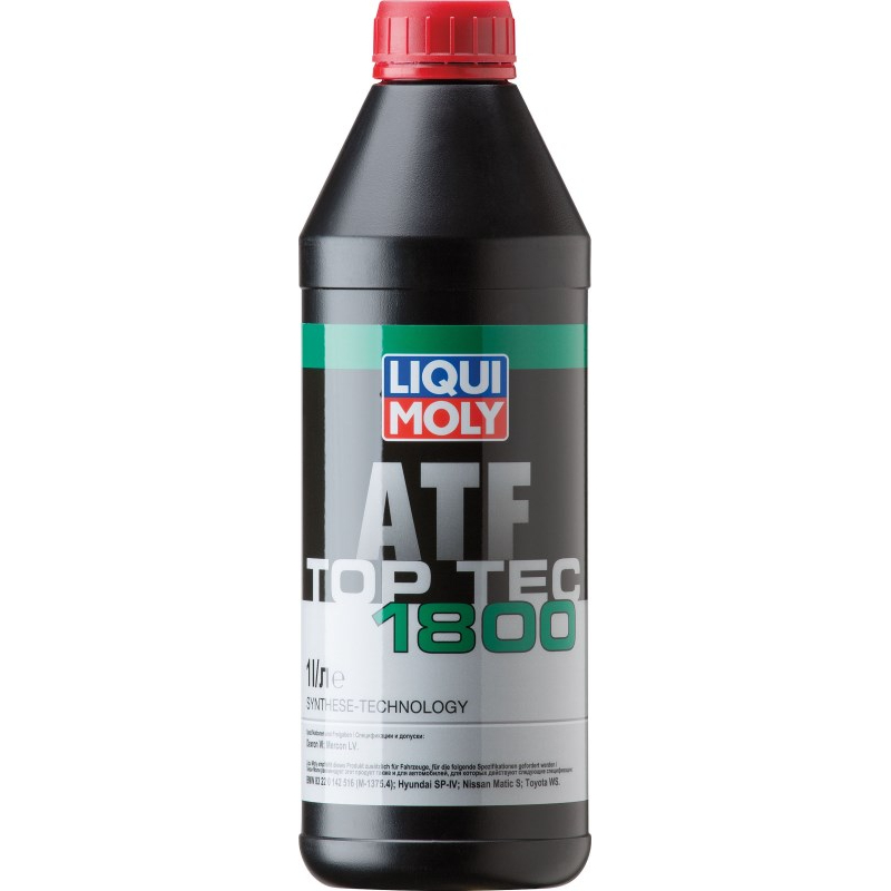 Sürətlər qutusu üçün yağ Liqui Moly ATF Top Tec 1800 R 20625 1 lt