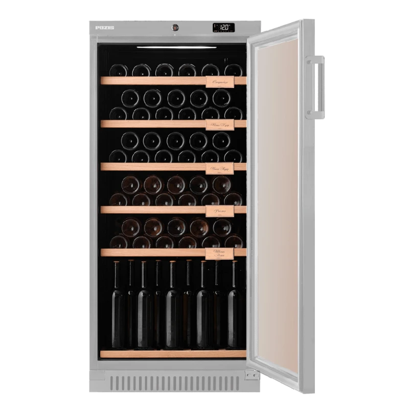 Винный холодильник Pozis ШВ-52 Серебристый