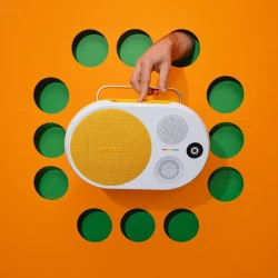 Портативная акустика Polaroid Music Player P4 Yellow & White