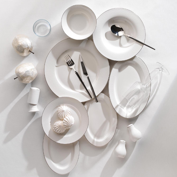 Serviz dəsti Schafer Mila 56 parça Gümüşü 02 8699131749425