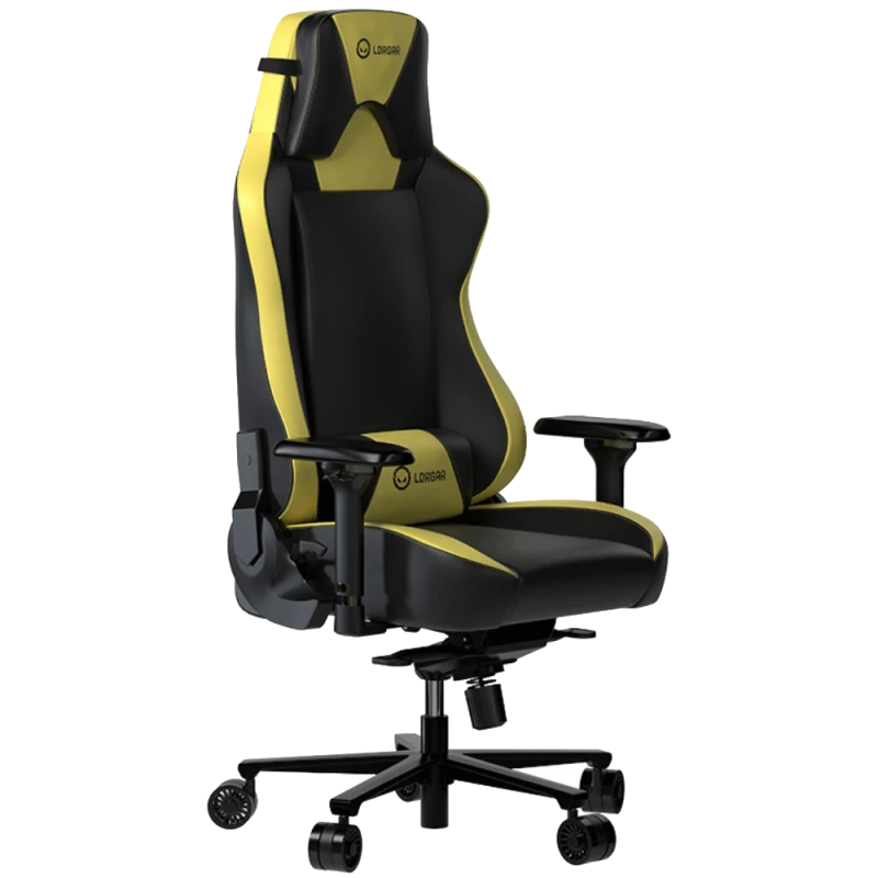 Gaming Chair Lorgar Base 311 Black Yellow / LRG-CHR311BY