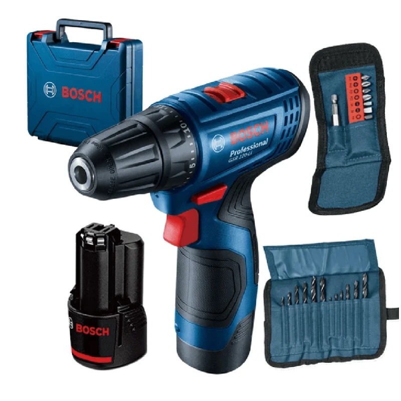 Дрель-шуруповерт Bosch GSR 120 Li (SET+2X2.0)