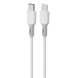 Euroacs Cable Type-C to Type-C 60W White / EUC-Z014