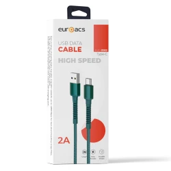 Кабель Euroacs USB to Type-C 2m / EUC-Z022