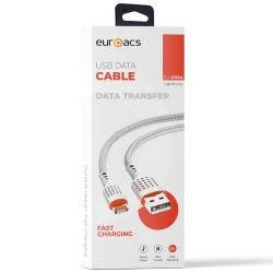 Euroacs cable USB to Lightning White / EU-Z115A