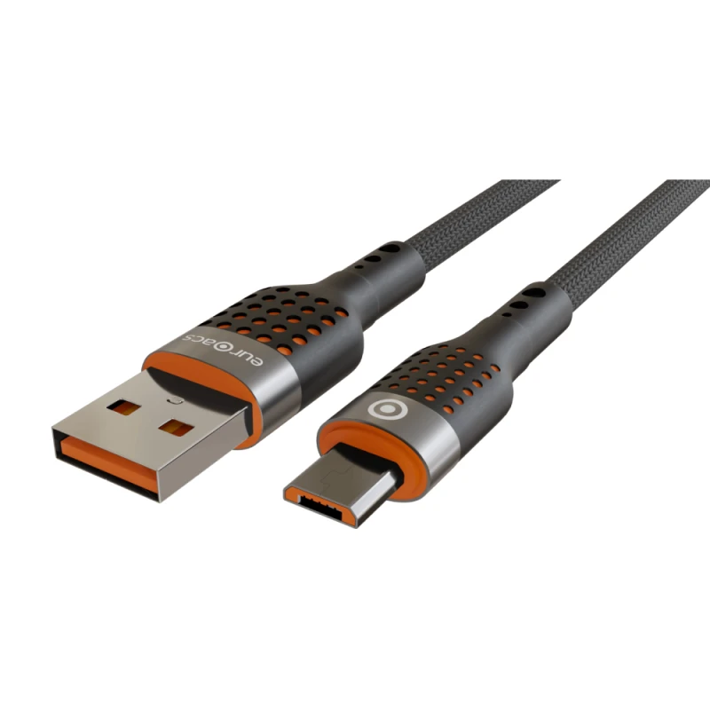 Кабель Euroacs Micro USB Черный / EU-Z115A