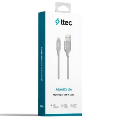 Ttec Alumicable Lightning Charge/Data Cable Silver / 2DK16G