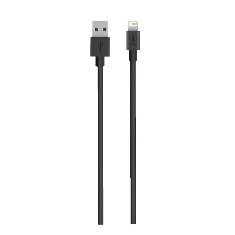 Enerji toplama üçün naqillər Belkin USB 2.0  Lightning 1.2m Black / F8J023BT04-BLK