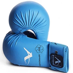 Перчатки для карате Arawaza синие M 530976