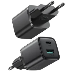 Joyroom 20W Dual Port Charger Black / L-QP207