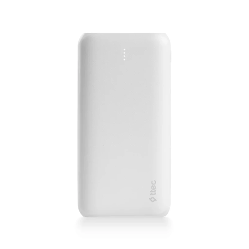 Внешний аккумулятор Powerbank Ttec Powerslim Duo 10000 mAh White