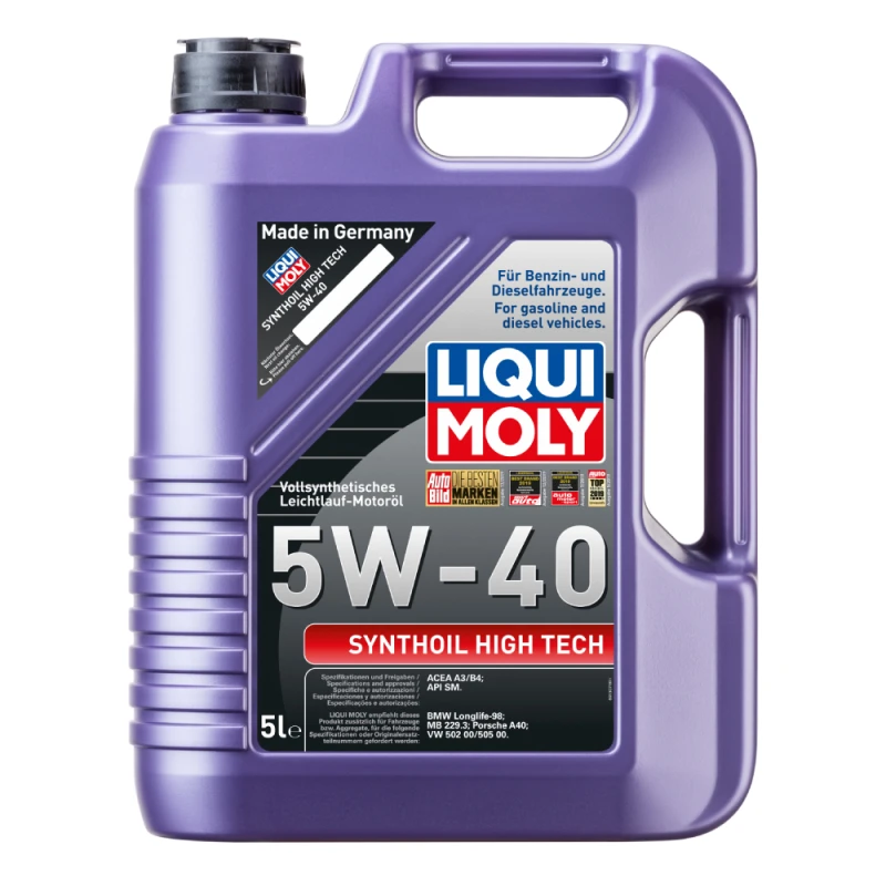 Mühərrik yağı Liqui Moly Synthoil High Tech 5W-40 1307/1925
