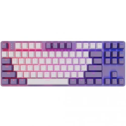 Клавиатура Dark Project One KD87A ENG/ RU Violet/ White/  G3MS Sapphire / DPO-KD-87A-400300-GMT
