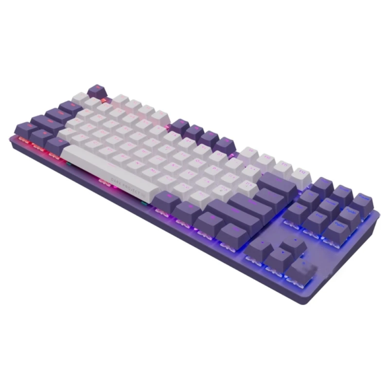 Клавиатура Dark Project One KD87A ENG/ RU Violet/ White/  G3MS Sapphire / DPO-KD-87A-400300-GMT