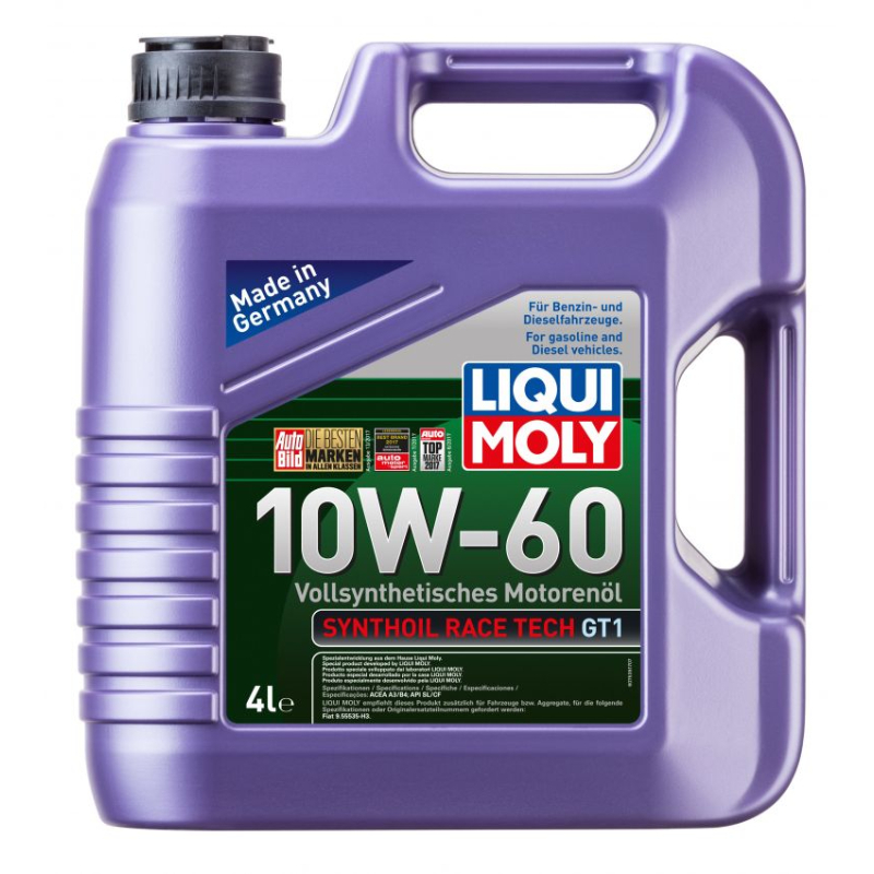 Mühərrik yağı Liqui Moly Synthoil Race Tech Gt1 10W-60 7535