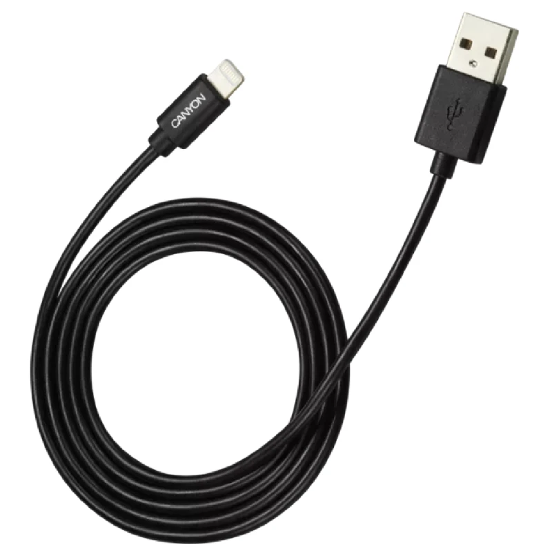 Canyon Cable USB to Lightning MFI-1 Black / CNS-MFICAB01B