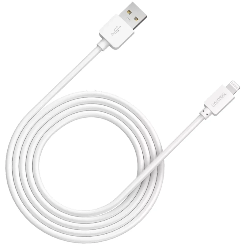 Кабель Canyon USB to Lightning White / CNE-CFI1W