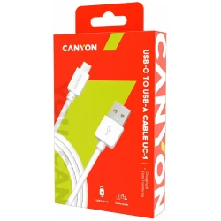 Canyon Cable USB to Type-C White / CNE-USBC1W