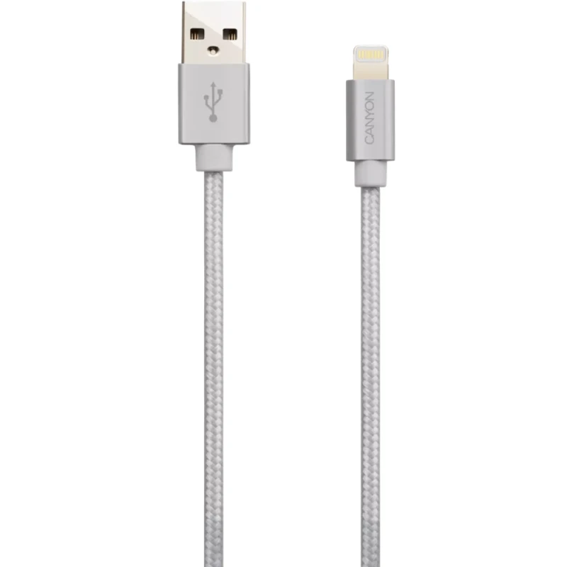 Кабель Canyon Usb To Lightning 1m Mfi-3 Pearl White / CNS-MFIC3PW