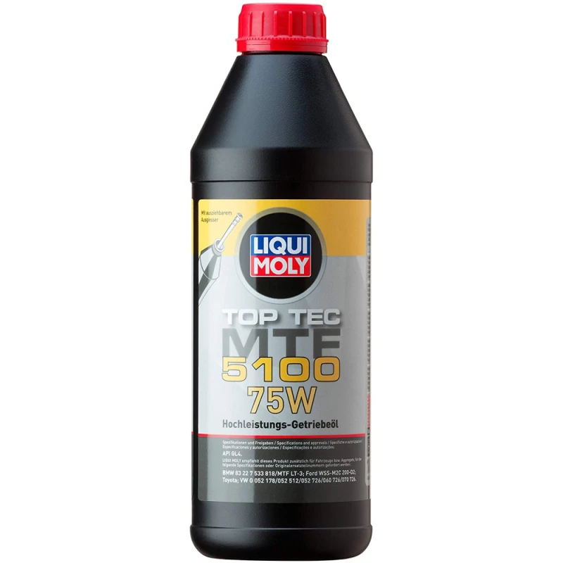 Sürətlər qutusu üçün yağ Liqui Moly Top Tec MTF 5100 75W 20842 1 lt