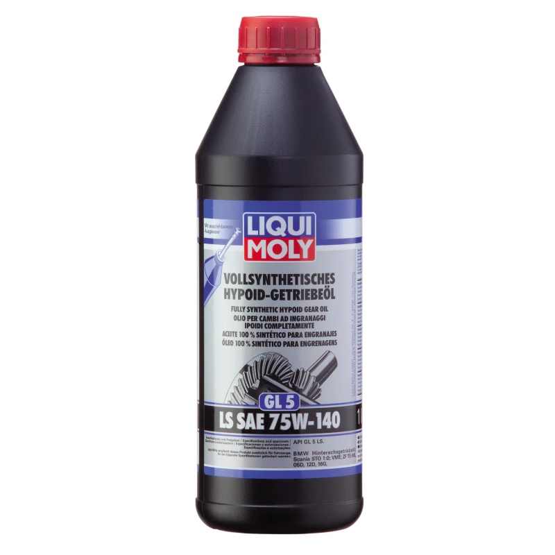Масло для коробки передач Liqui Moly Vollsynthetisches Hypoid-Getriebeöl GL5 LS SAE 75W-140 4421 1 л