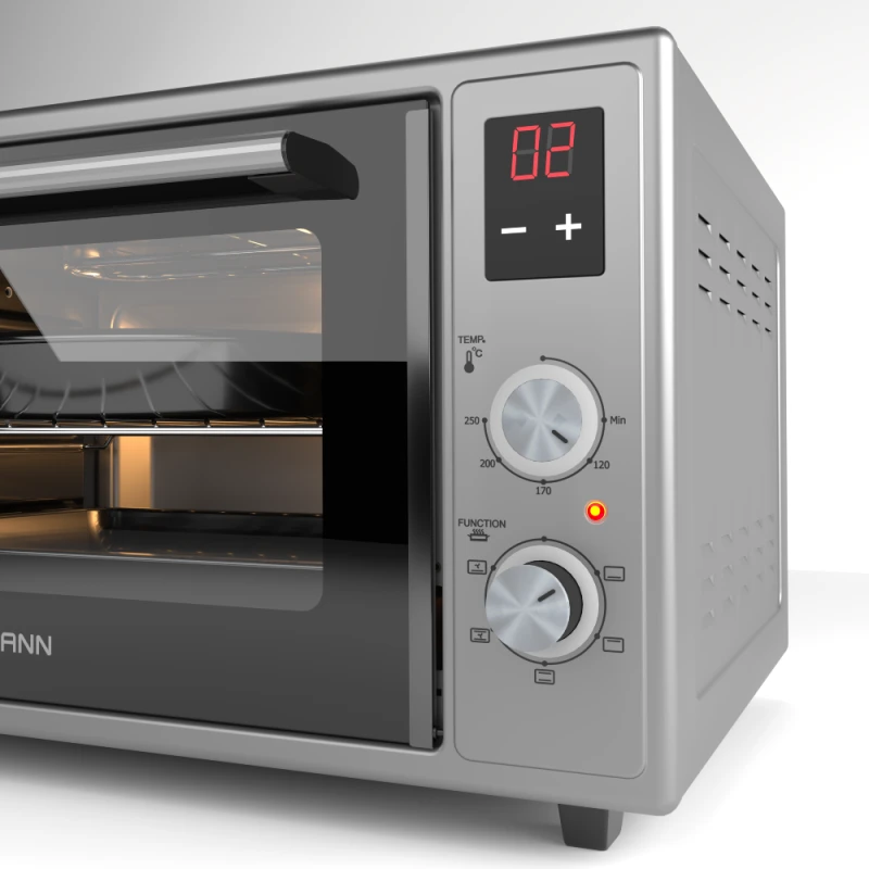 Мини-печь HOFFMANN F4850DG Gümüşü