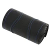 Car Steering Wheel Covers 38cm Black / Blue Thread