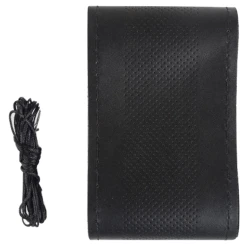 Car Steering Wheel Covers 38cm Half Hole Style / Black