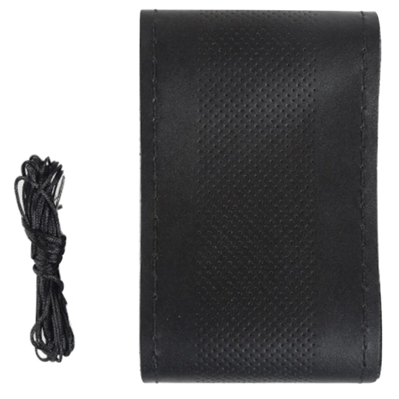 Car Steering Wheel Covers 38cm Half Hole Style / Black