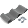 Car Steering Wheel Covers 38cm Full Hole Style / Grey