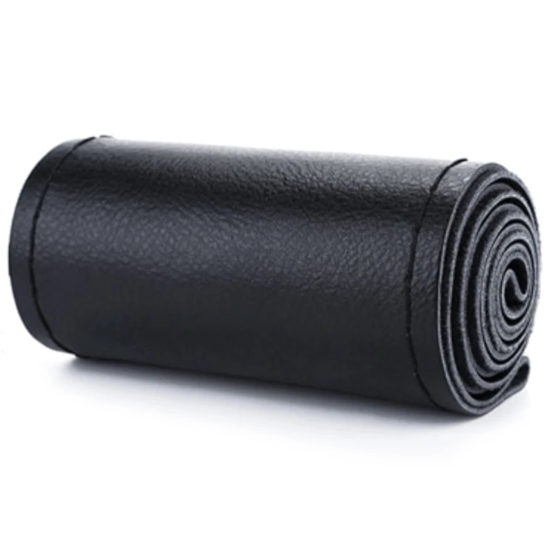 Car Steering Wheel Covers 38cm Plain Style / Black