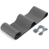 Car Steering Wheel Covers 38cm Plain Style / Grey