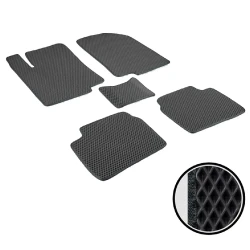 Автомобильные коврики Eva для Mercedes-Benz ML W164 / Черный