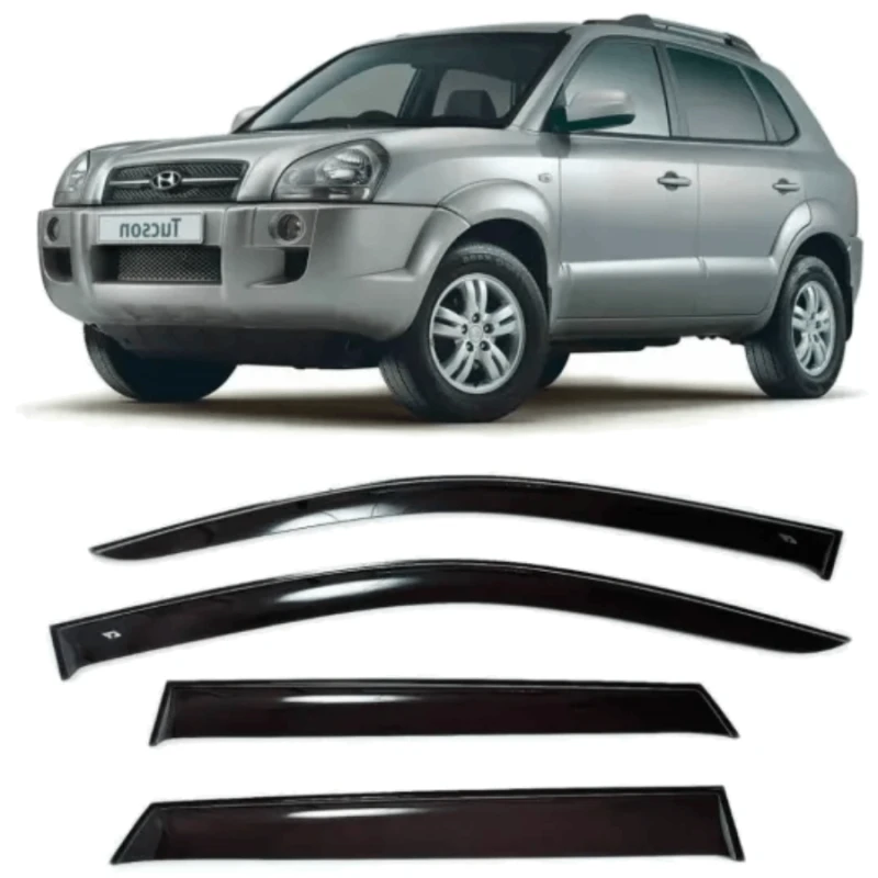 Şüşə üçün qoruyucu deflektor Hyundai Tucson 2004-2009