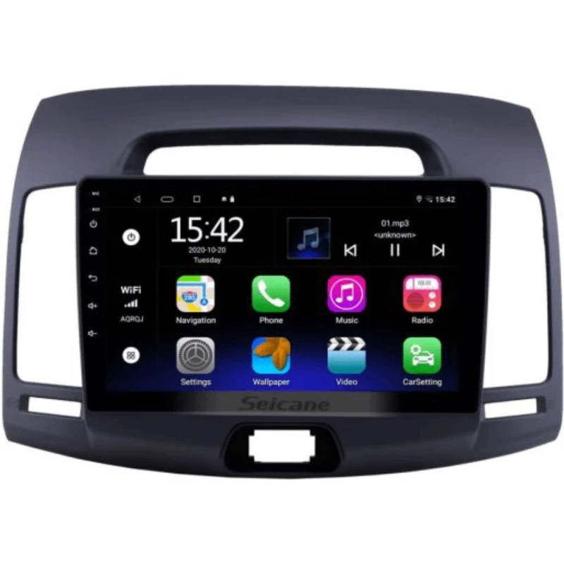 Автомобильный монитор Android IFEE DSP & Carplay 2/32 GB Hyundai Elantra 2007-2011