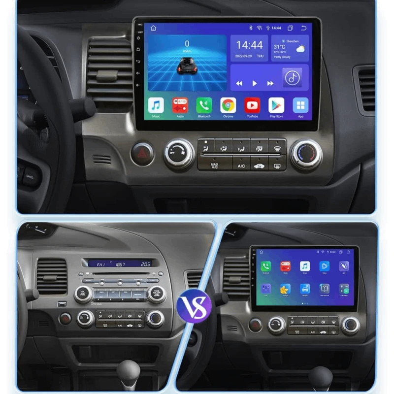 Автомобильный монитор Android IFEE DSP & Carplay 2/32 GB Honda Civic 2007-2011