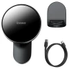 Big Car Mount Wireless Charger Black / WXJN-01